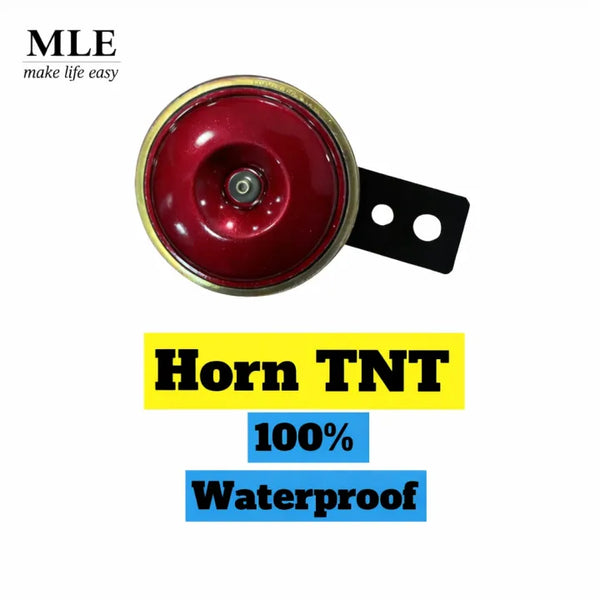 Universal Super Loud Waterproof Bike Horn – 1Pc Electric Horn for 70cc & 125cc Motorcycles